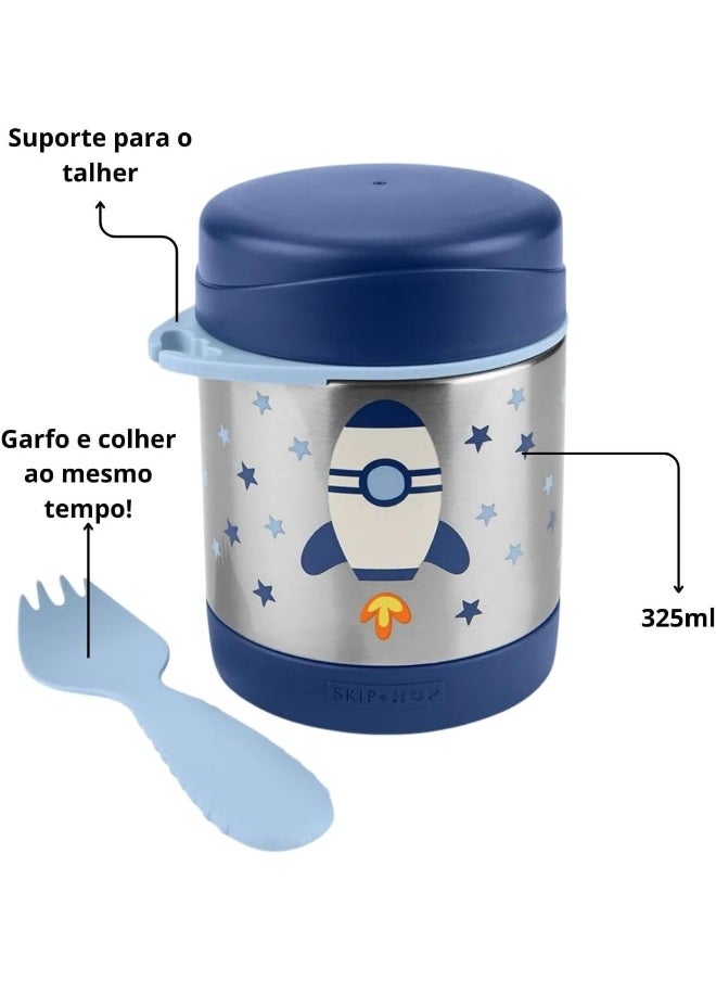 Skip Hop Spark Style Insulated Food Jar - Rocket