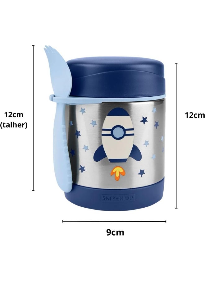 Skip Hop Spark Style Insulated Food Jar - Rocket