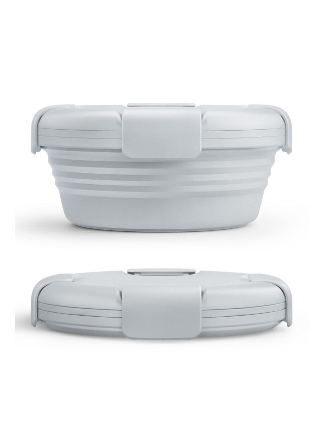 Collapsible Silicone Bowl, 36oz - Versatile Reusable Bowl for Hot & Cold Foods - Ideal for Travel, Meal Prep, Camping & Hiking - Microwave & Dishwasher Safe for Easy Cleaning