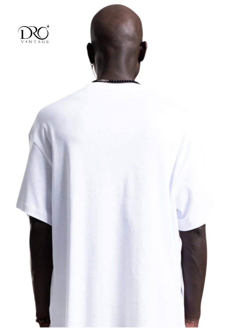 Majestic Horse Printed White Color Unisex T-shirt