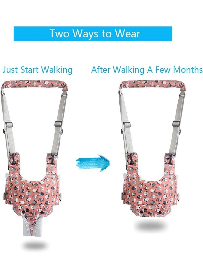 IULONEE Baby Walker, Handheld Kids Toddler Walking Harness Helper Assistant Protective Belt Child Activity Walker Adjustable Standing Up Walking Learning Helper for Toddler 7-24 Month