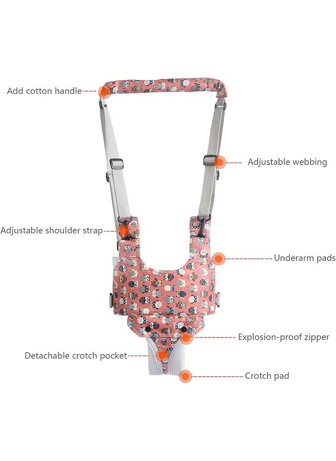 IULONEE Baby Walker, Handheld Kids Toddler Walking Harness Helper Assistant Protective Belt Child Activity Walker Adjustable Standing Up Walking Learning Helper for Toddler 7-24 Month