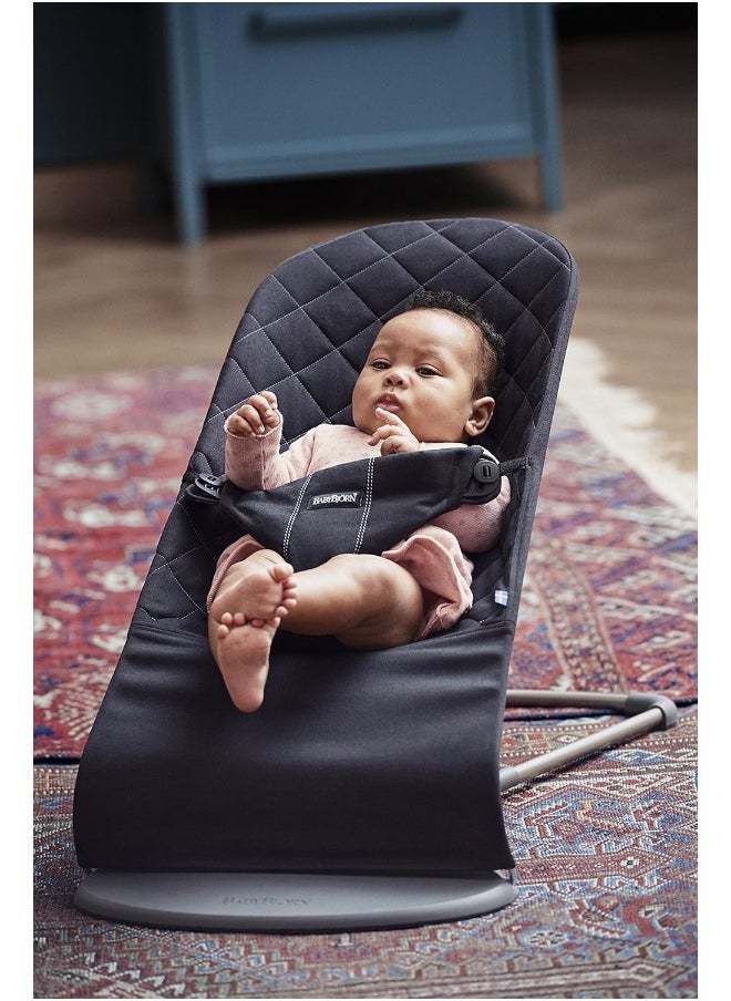 BabyBjorn Fabric Seat for Bouncer, Anthracite, Cotton, 1 Count