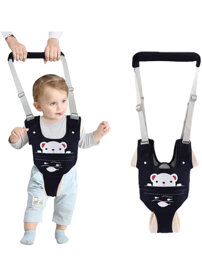 Baby Walking Harness Handheld Baby Walker Assistant Belt Adjustable Toddler Infant Safety Harnesses Standing Up Walking Learning Helper with Detachable Crotch for 9-24 Month Old