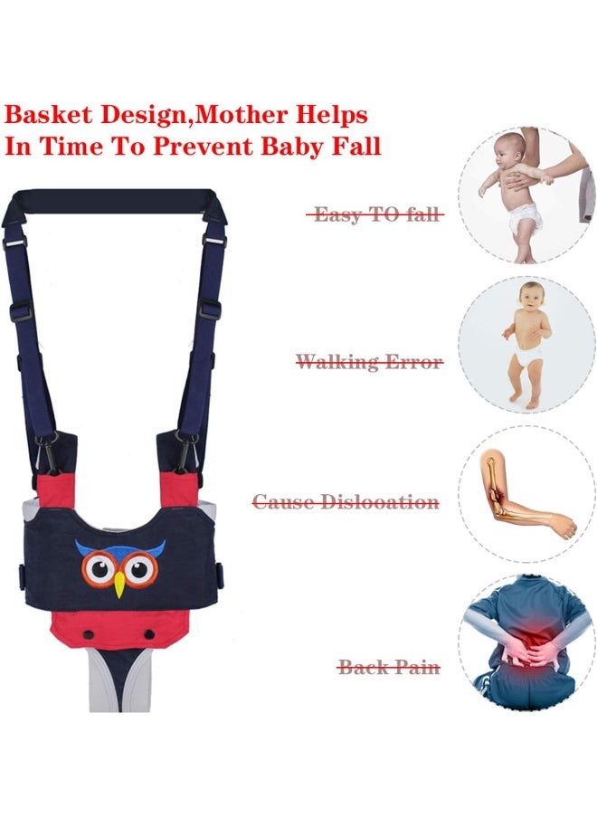 IULONEE Baby Walker, Handheld Kids Toddler Walking Harness Helper Assistant Protective Belt Child Activity Walker Adjustable Standing Up Walking Learning Helper for Toddler 7-24 Month
