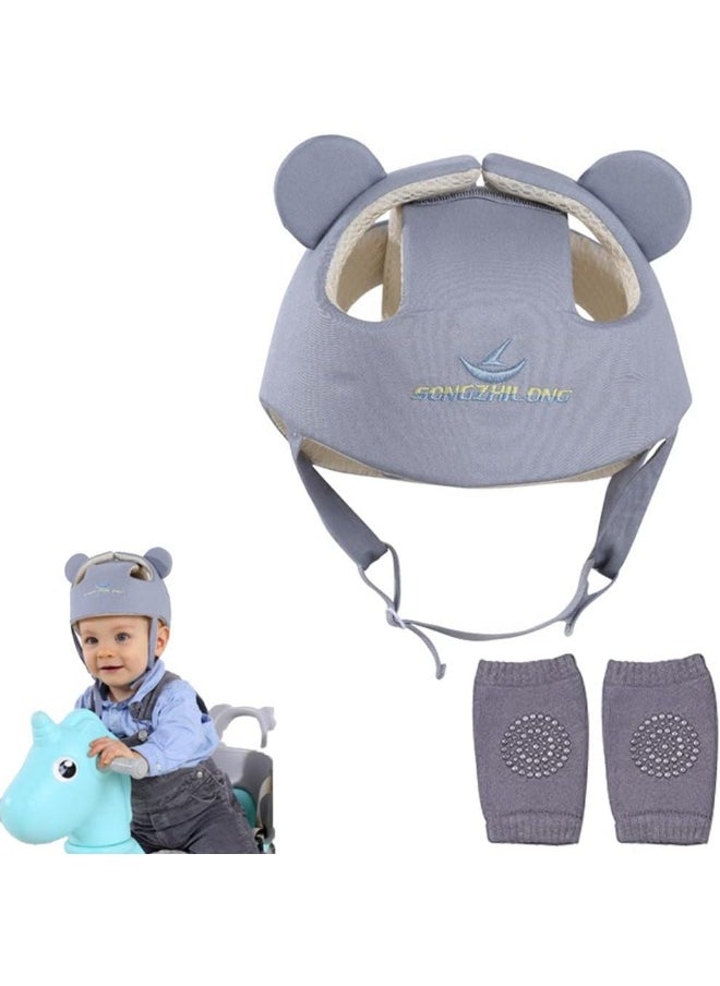 Xifamniy Baby Soft Safety Helmet Foam Head Protector Helmet for Toddler Infant Walking Suit 6-24m