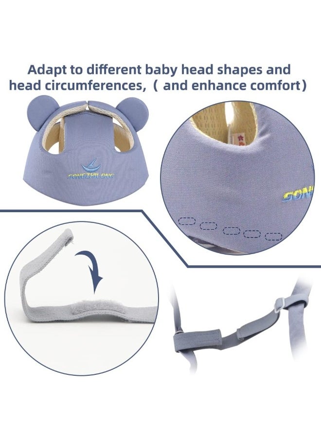 Xifamniy Baby Soft Safety Helmet Foam Head Protector Helmet for Toddler Infant Walking Suit 6-24m