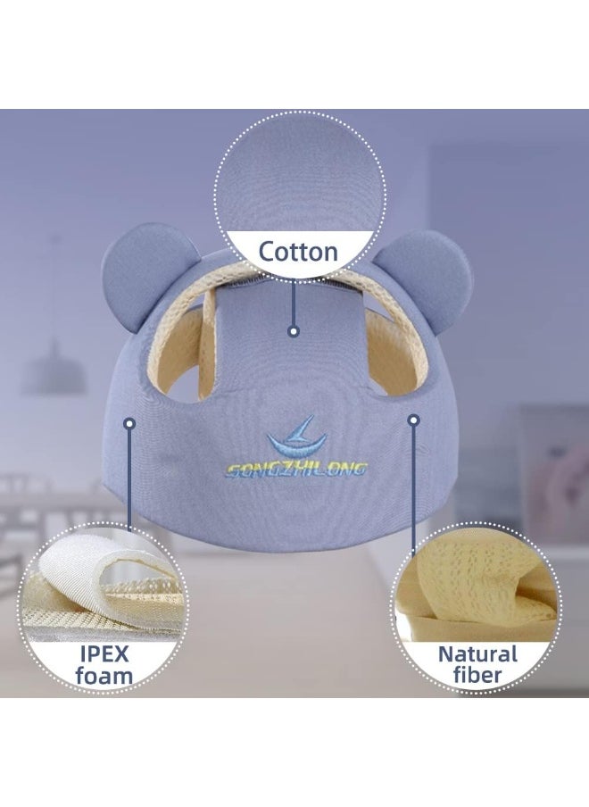 Xifamniy Baby Soft Safety Helmet Foam Head Protector Helmet for Toddler Infant Walking Suit 6-24m