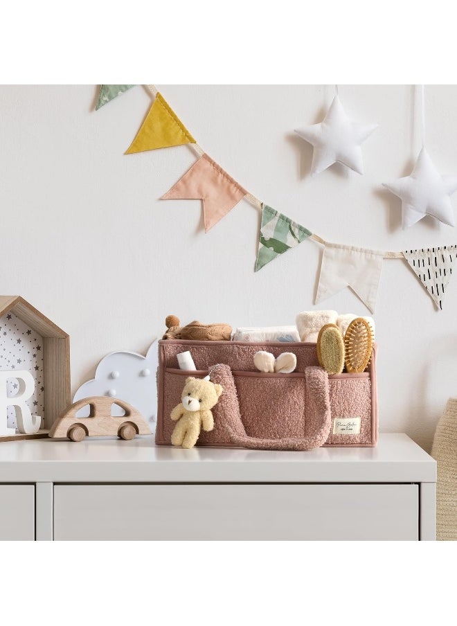PeraBella Diaper Caddy Organizer for Changing Table, Storage Basket, Car Organizer, Nursery Organizer, Portable Storage