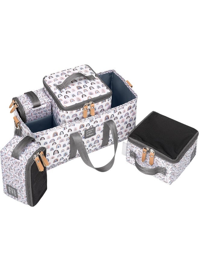 Petunia Pickle Bottom Diaper Caddy Deluxe Kit 3-in-1 Caddy for Organization
