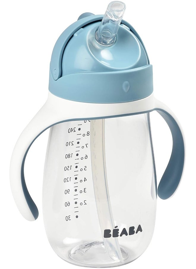 Béaba Straw Sippy Cup, 10oz (Rain)