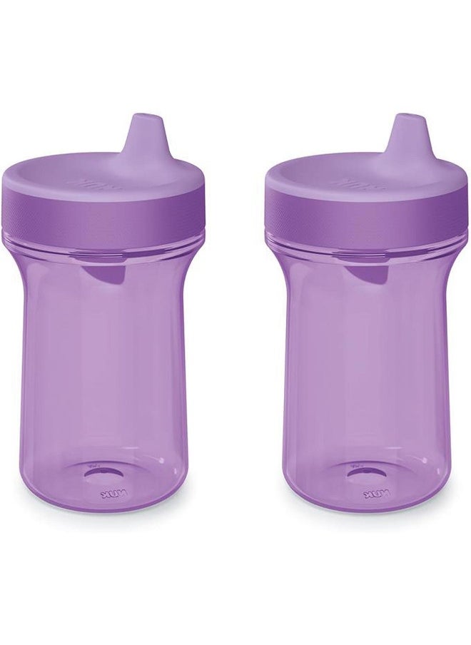 NUK Everlast Hard Spout Sippy Cup, 10oz, Purple, 2-Pack