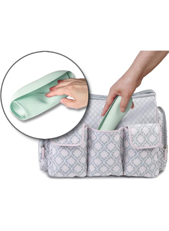 YMCF Products 2-Pack Waterproof Silicone Baby Bib Light Weight Comfortable Easy Wipe Clean