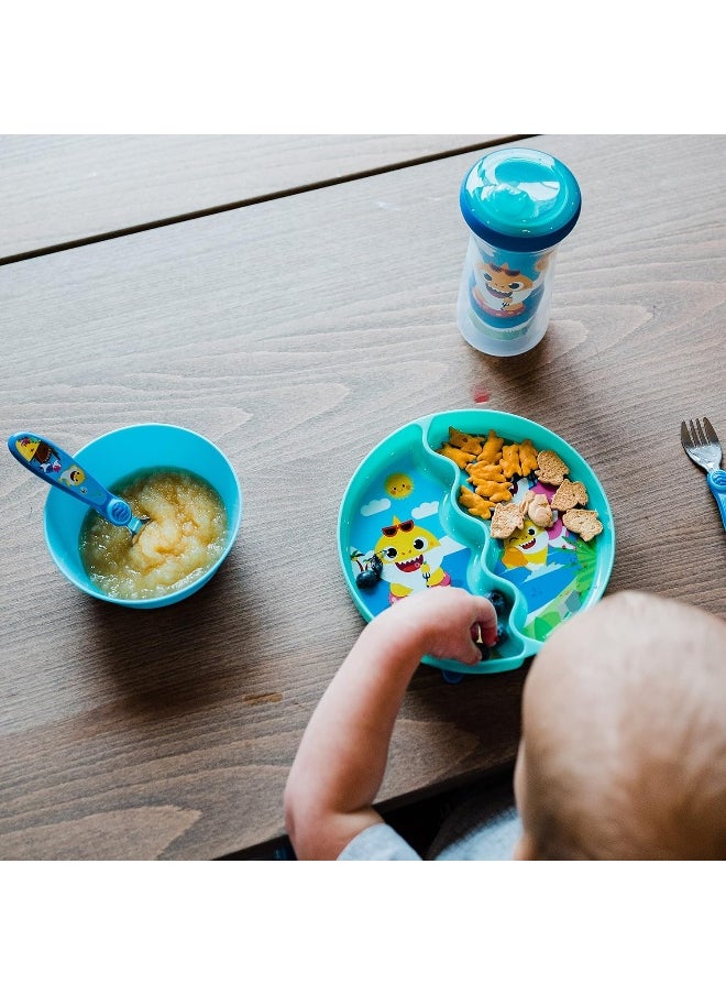 The First Years Pinkfong Baby Shark Insulated Sippy Cup - Spill Proof Toddler Cups - Made Without BPA - 9 Oz - 2 Count