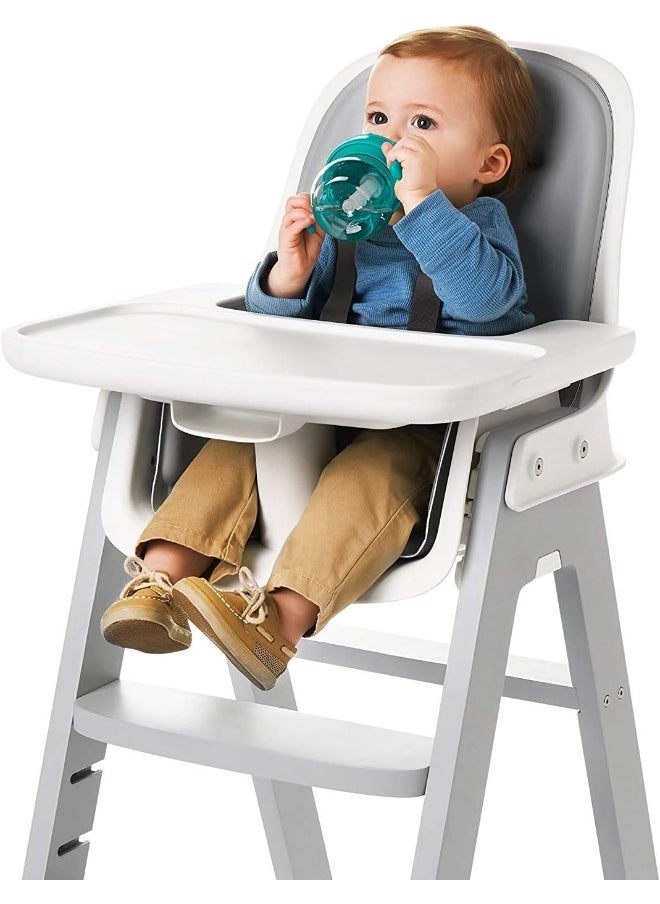 OXO Tot Transitions Straw Cup with Removable Handles, Teal, 6 Ounce (2 Pack)