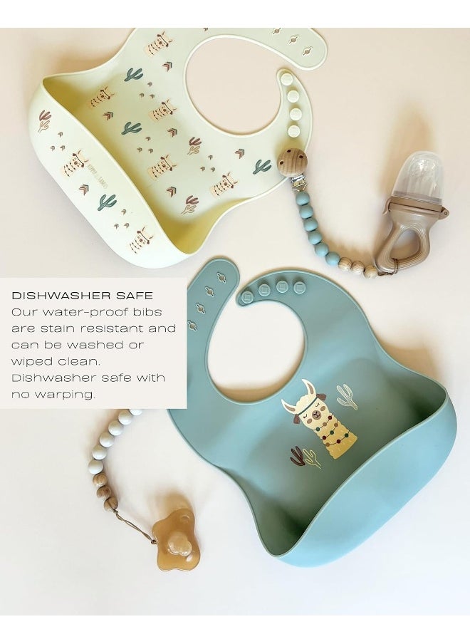 Hippypotamus Silicone Baby Bibs - Soft Waterproof Bibs for Babies & Toddlers