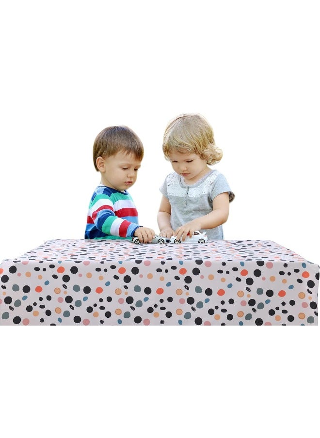 WOMUMON Splat Mat for Under High Chair/Arts/Crafts, Waterproof and Anti-Slip Splash Mat Floor Protector, Washable Highchair Floor Mat, 51 Inch Reusable Messy Mat and Baby Feeding Table Cloth