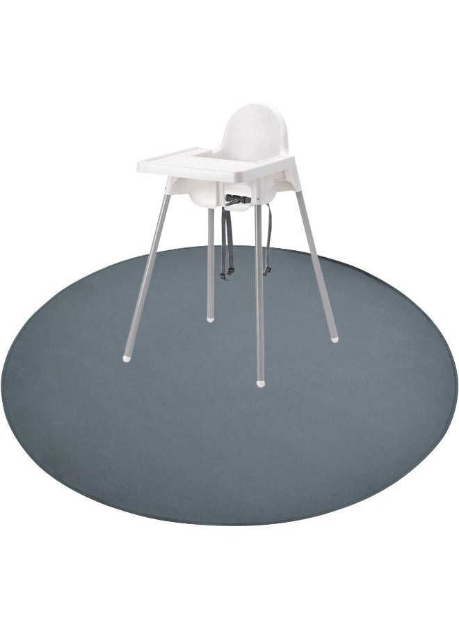 WOMUMON Splat Mat for Under High Chair/Arts/Crafts, Baby Washable Spill Mat Waterproof Anti-Slip Floor Protector Splash Mat, Messy Mat and Table Cloth