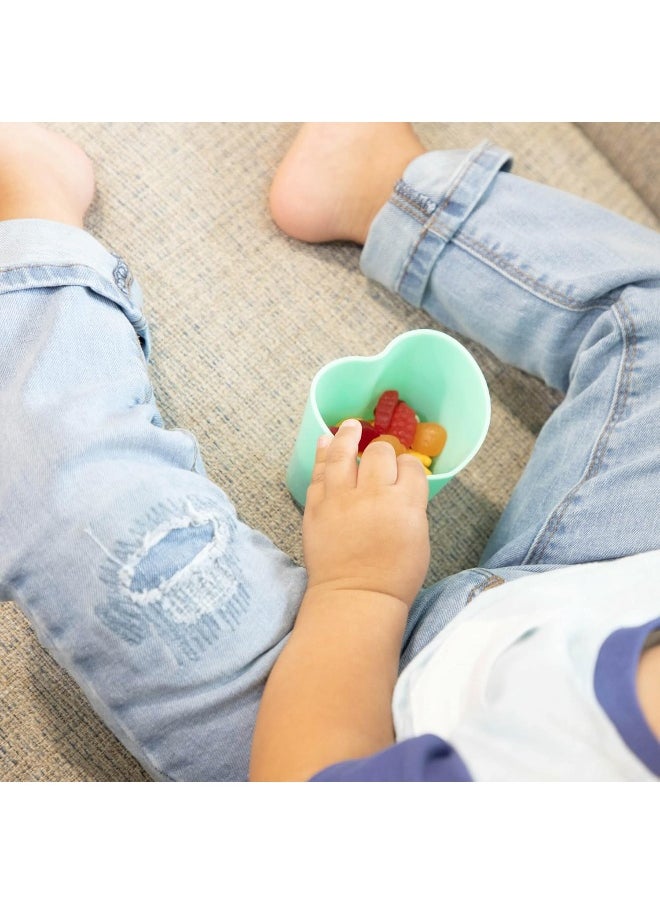 The First Years Heart Shaped Cups, 6 oz Toddler Cup, Pack of 5