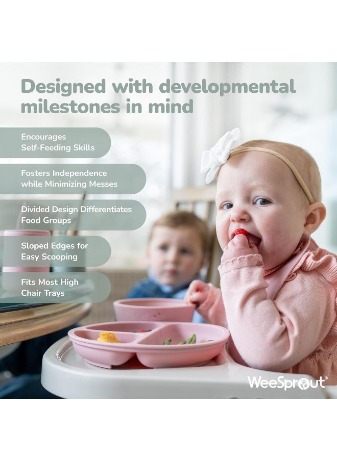 WeeSprout Suction Plates for Babies & Toddlers