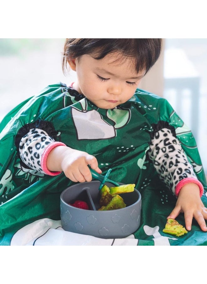 Grabease Allover Waterproof Bib for Self-Feeding Infants and Toddlers