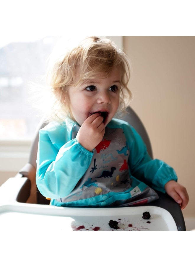 green sprouts Easy-wear Long Sleeve Bib