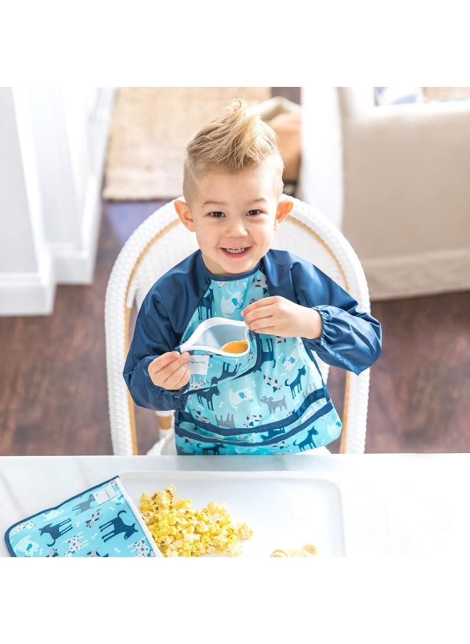 green sprouts Easy-wear Long Sleeve Bib