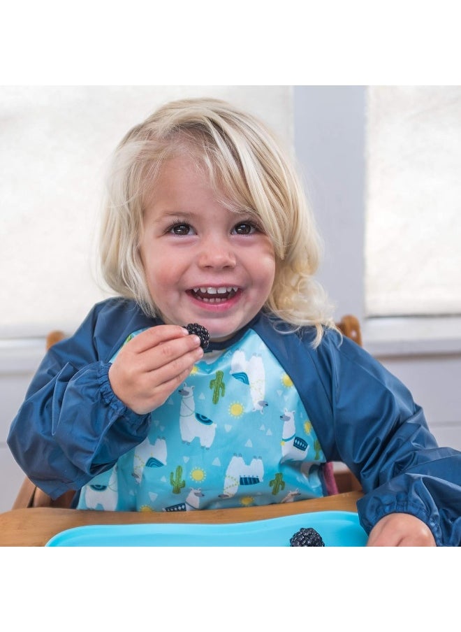 green sprouts Easy-wear Long Sleeve Bib