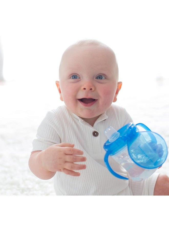 Dr. Brown's Transition Sippy Cup with Soft Spout - Blue - 6oz - 6m+