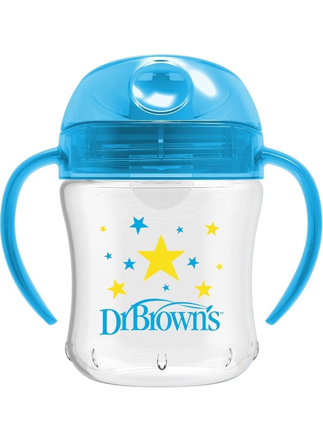 Dr. Brown's Transition Sippy Cup with Soft Spout - Blue - 6oz - 6m+