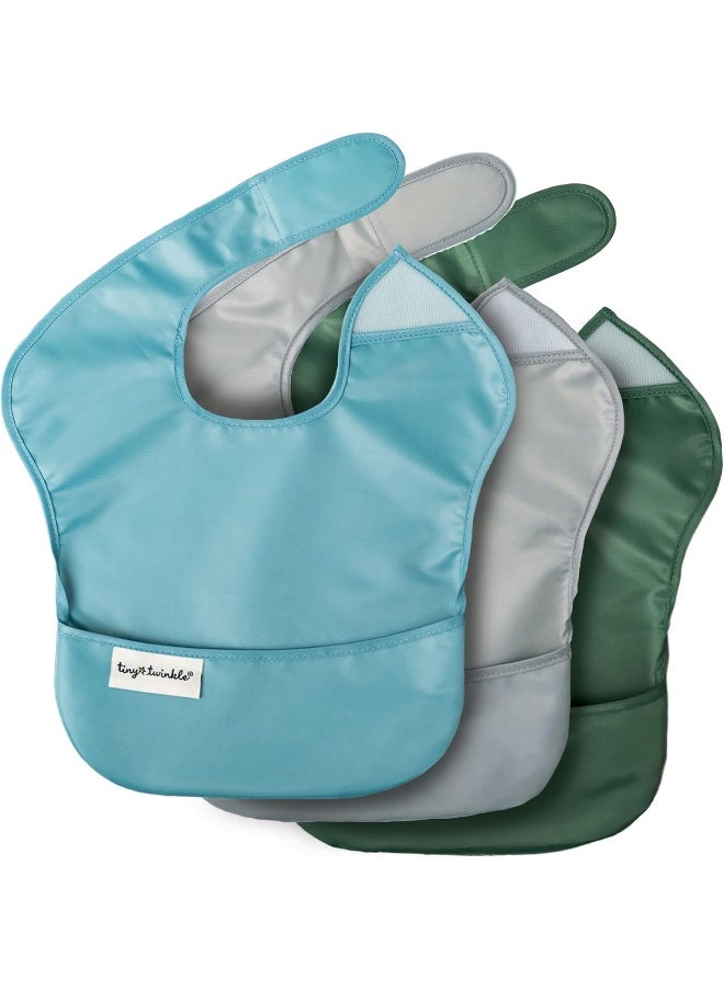 Tiny Twinkle EB3-P5 Set of 3 Bibs Design in Repeltex Waterproof Sleeveless