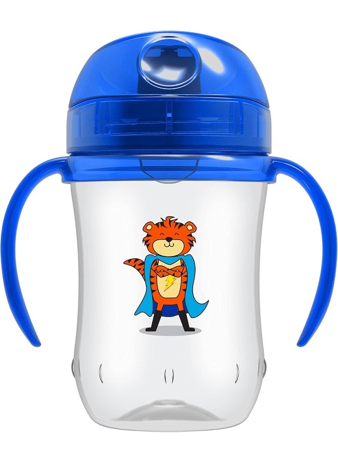 Dr. Brown's Milestones Soft Spout Sippy Cup with Handles - Blue - 9oz - 9m+