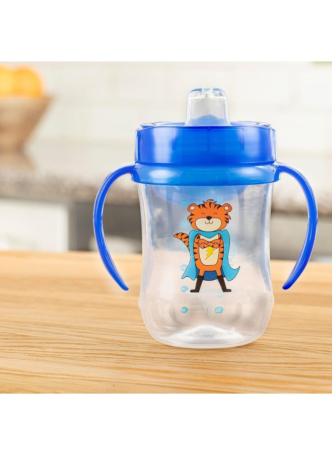 Dr. Brown's Milestones Soft Spout Sippy Cup with Handles - Blue - 9oz - 9m+