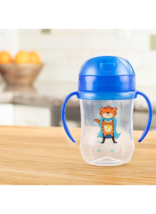 Dr. Brown's Milestones Soft Spout Sippy Cup with Handles - Blue - 9oz - 9m+
