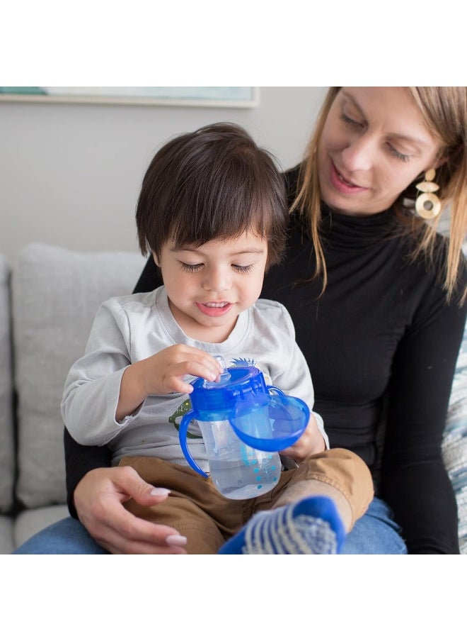 Dr. Brown's Milestones Soft Spout Sippy Cup with Handles - Blue - 9oz - 9m+