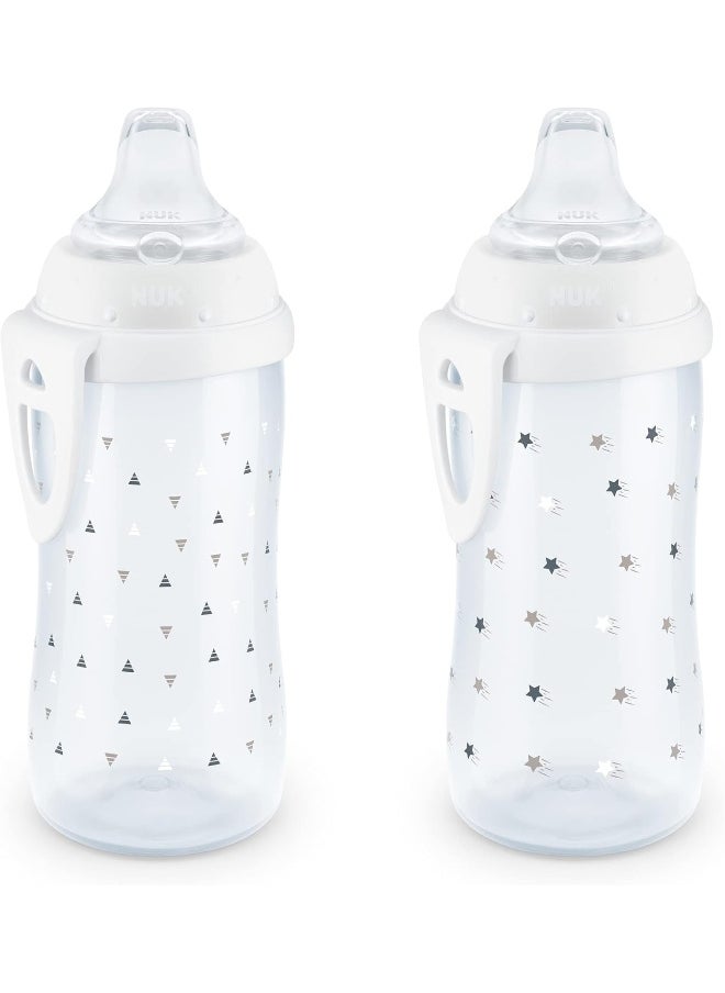 NUK Active Sippy Cup, 10 oz, 2 Pack, 12+ Months, Timeless Collection