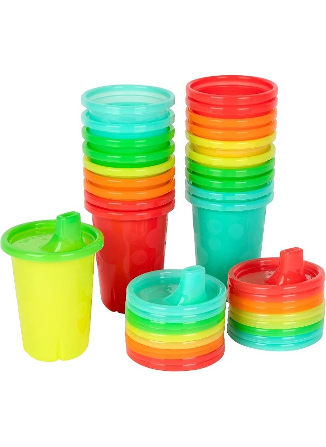 The First Years Take & Toss Spill Proof Sippy Cups Value Pack, Rainbow, 20-Pieces