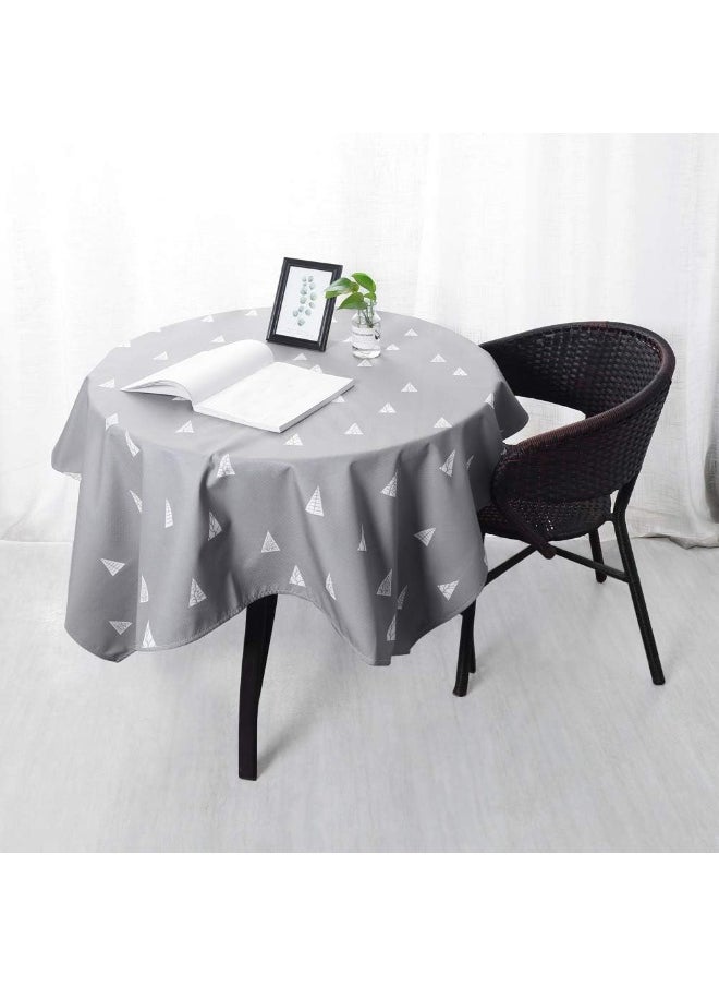 WOMUMON (Triangle) - Highchair Floor Mat, Baby Splat Mat for Under High Chair/Arts/Crafts, Waterproof Spill Mat Non-Slip Splash Mat, Washable Mess Mat and Table Cloth
