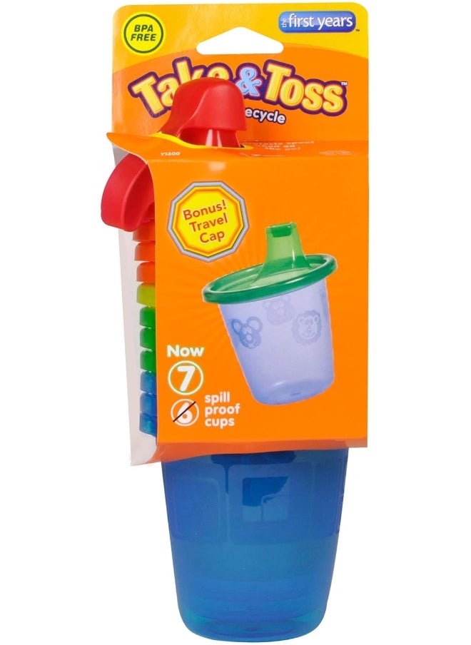 The First Years Take & Toss Spill-Proof 7 Ounce Cups