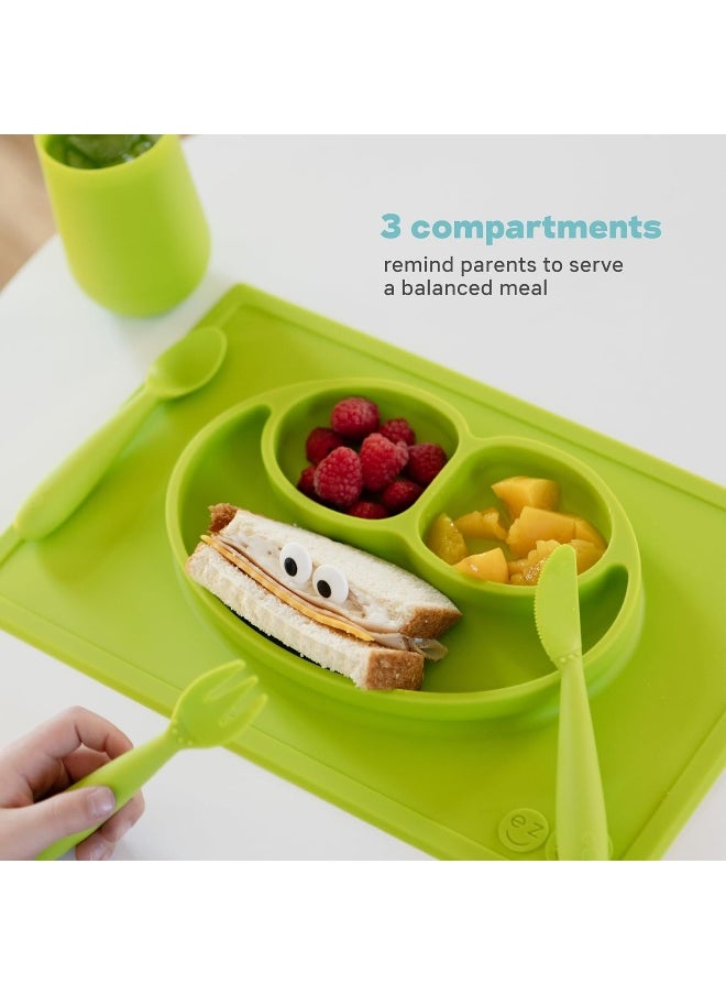 Ezpz - Happy mat Silicone Lime Plate