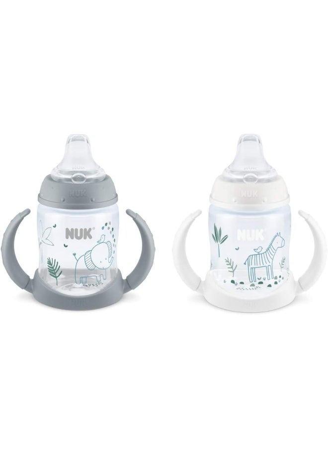 NUK Silicone Learner Cup - Animal Print - 5 oz - 2 ct