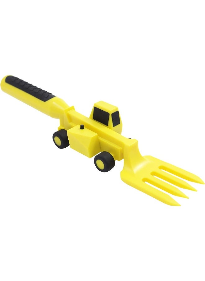 Constructive Eating Set of 3 Construction Utensils for Toddlers, Infants, babies and kids - Flatware Toys are Made with FDA Approved Materials for Safe and Fun Eating