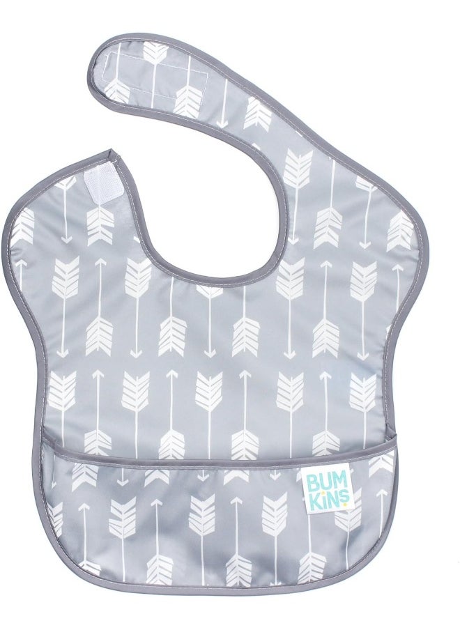 Bumkins Bibs, Baby Bibs for Girl or Boy, SuperBib Baby and Toddler Bib for 6-24 Months, Baby Bib for Eating, Feeding Bib, Waterproof Lightweight Fabric – Arrows