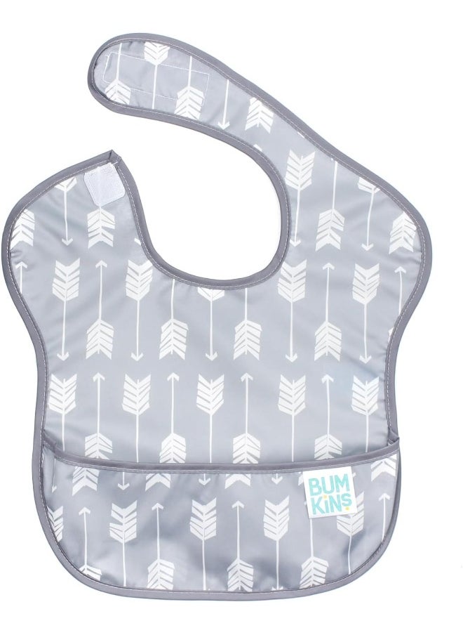 Bumkins Bibs, Baby Bibs for Girl or Boy, SuperBib Baby and Toddler Bib for 6-24 Months, Baby Bib for Eating, Feeding Bib, Waterproof Lightweight Fabric – Arrows