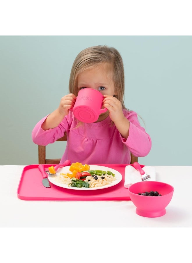 Green Sprouts silicone Learning Cup (Pink)