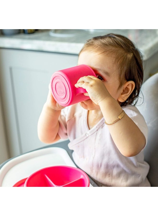 Green Sprouts silicone Learning Cup (Pink)