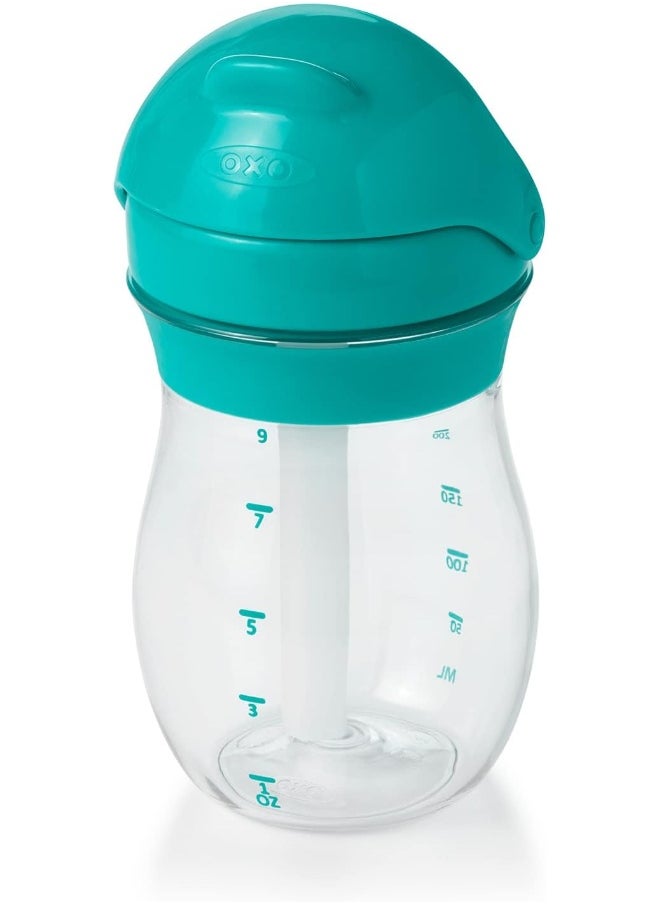 OXO Tot Transitions Straw Cup, 9 oz, Teal, Pack of 1