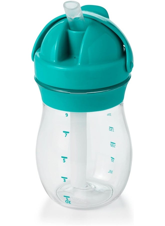 OXO Tot Transitions Straw Cup, 9 oz, Teal, Pack of 1
