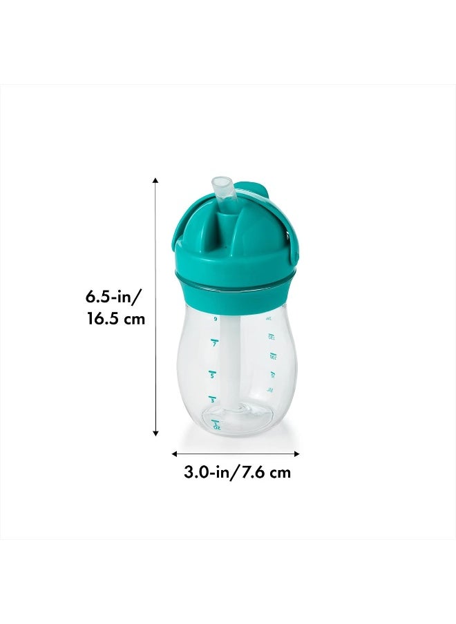 OXO Tot Transitions Straw Cup, 9 oz, Teal, Pack of 1