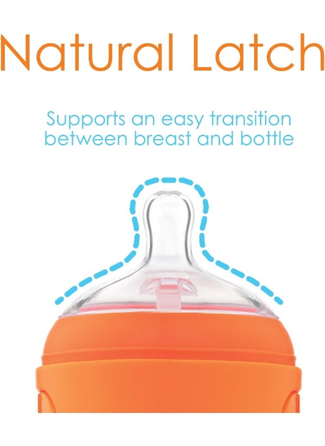 PopYum 9 oz Anti-Colic Formula Making/Mixing/Dispenser Baby Bottles, 2-Pack